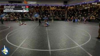 138 lbs Champ. Round 2 - Matthew Laird, Joliet (Catholic Academy) vs Jeran Gilge, Bondurant-Farrar