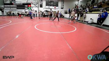 52 lbs Consi Of 4 - Colton Murrell, Team Tulsa Wrestling Club vs Brooks Barnes, Verdigris Youth Wrestling
