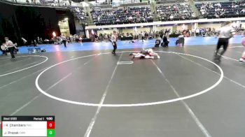 5th - 6th grade - 135 Quarters - Josiah Prazak, Iowa vs Reed Chambers, Powerhouse Wrestling Club