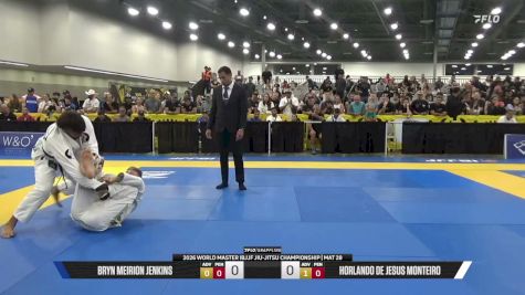 Horlando De Jesus Monteiro vs Bryn Meirion Jenkins 2026 World Master IBJJF Jiu-Jitsu Championship