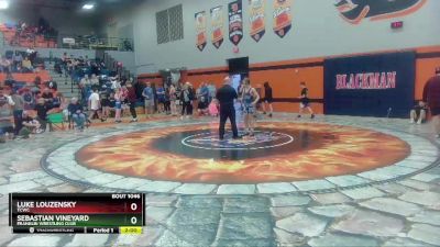 132 lbs Cons. Round 2 - Sebastian Vineyard, Franklin Wrestling Club vs Luke Louzensky, TCWC