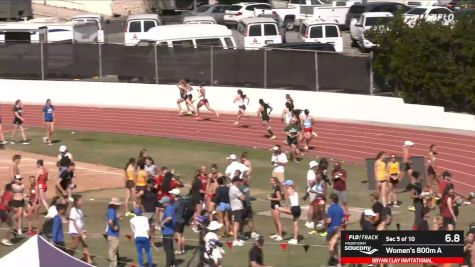 Women's 800m Open A, Prelims 5