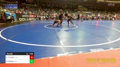 92 lbs Round Of 16 - E Turner, HURRICANE WRESTLING ACADEMY vs Benjamin Milam, Valhalla