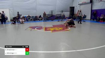 220 lbs Final - Alex Brackman, Pittsburgh vs Jonathan Winnings, Brockway