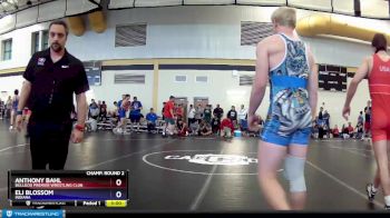 152 lbs Champ. Round 2 - Anthony Bahl, Bulldog Premier Wrestling Club vs Eli Blossom, Indiana