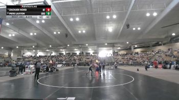 A 215 lbs Cons. Semi - Pete Laxton, Soddy Daisy High School vs Zachari Nord, Montgomery Central High School