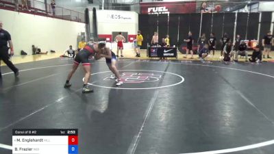 60 kg Consi Of 8 #2 - Matthew Englehardt, Hilltopper Wrestling Club vs Blaine Frazier, Indiana RTC