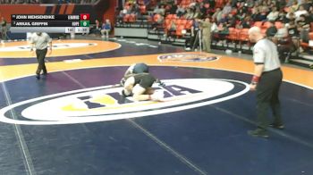 1A 175 lbs Champ. Round 1 - John Mensendike, Lena (L.-Winslow) vs Arkail Griffin, Chicago (C. Hope Academy)