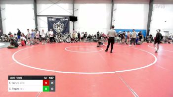 90 lbs Semifinal - Tyler Conzo, Team Gotcha vs Carson Raper, NC United