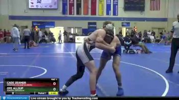 157 lbs Cons. Round 1 - Ote Allsup, Aurora Universtiy vs Cade Zeamer, Wheaton College (Illinois)