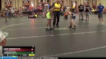 75 lbs Round 3 (6 Team) - Lyam Morningstar, Revival Yellow vs Lorenzo Hall, Headhunters Blue