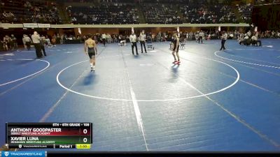 108 lbs Semifinal - Xavier Luna, Ironhawk Wrestling Academy vs Anthony Goodpaster, Sebolt Wrestling Academy