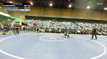130 lbs Semifinal - Rianna Bernal, Marina vs Marabelle Brown, Wasatch