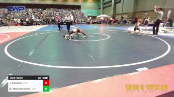 61 lbs Consolation - Jair Almaraz, Shootbox vs Waylon Manderscheid, Legacy Elite Wrestling Club