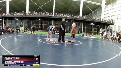 155 lbs Round 2 (6 Team) - Payton Temple, Illinois vs Gabriela Martinez, North Dakota