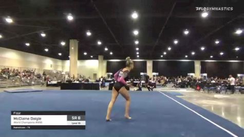 McClaine Daigle - Floor, World Champions #856 - 2021 USA Gymnastics Development Program National Championships