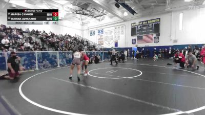 125 lbs Cons. Round 3 - Tatiana Alvarado, West Covina vs Marisa Cannon, Redondo Union
