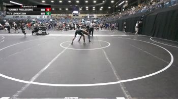 125 lbs Cons. Round 3 - Carter Foglesong, Northeast Oklahoma vs Ty Lorentzen, Morningside (Iowa)