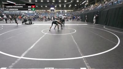 125 lbs Cons. Round 3 - Carter Foglesong, Northeast Oklahoma vs Ty Lorentzen, Morningside (Iowa)