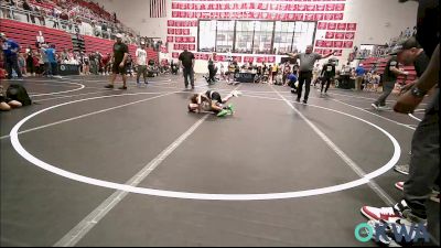 43 lbs Semifinal - Zayden Lewis, Team Nomad vs Brantley Rodriques, D3 Wrestling Cluib