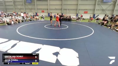 160 lbs Round 1 (8 Team) - Griffin Van Tichelt, Team Indiana vs Jacob Powell, TEAM NC