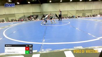 65 lbs Rr Rnd 4 - Gabriel Jasso, Funky Singlets vs Josh Hazewinkel, Roughriders 9U