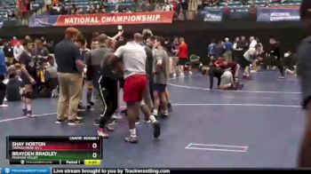 125 lbs Champ. Round 1 - Shay Horton, Thomas More (Ky.) vs Brayden Bradley, Missouri Valley
