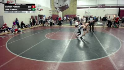 82 lbs Champ. Round 3 - Jackson Fossum, Maple Grove Wrestling Club vs Cael Altermatt, New Ulm Rolling Thunder Wrestling Club