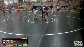 Girls 132 lbs Cons. Round 2 - Stella Wilson, St. Andrew`s-Sewanee (Girls) vs Sally Johnson, Northwest (Girls)