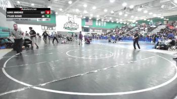 132 lbs Cons. Round 2 - Tyler Rowe, Arlington vs Luke Jimenez, California School For The Deaf, Riverside