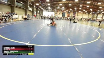 72 lbs Rd# 4- 2:00pm Friday Final Pool - Jace Rooney, Gotcha vs Rylan Sandoval, Oklahoma Elite