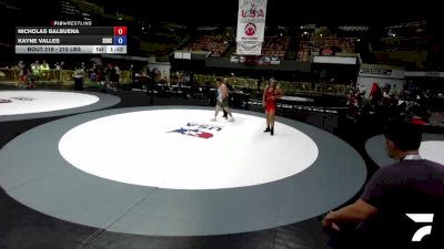 215 lbs Cons. Round 1 - Nicholas Balbuena vs Kayne Valles, South Bakersfield High School Wrestling