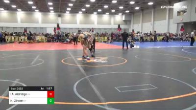 182 lbs Round Of 32 - Andy Aldridge, VA vs Nathan Zinser, KY