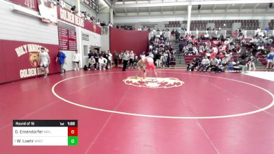 165 lbs Round Of 16 - George Emendorfer, Baylor School vs Wyatt Loehr, St. Mark's School Of Texas