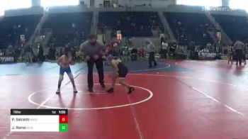 78 lbs Consi Of 4 - Presten Salcedo, Rough House WC vs Joaquin Romo, Genesis