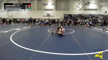 113 lbs Semifinal - Vincenzo Maraglino, Empire Wrestling Academy vs Kaden Rivers 12-90, Club Not Listed