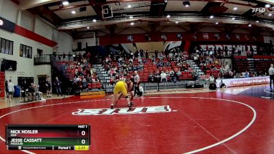 197 lbs Quarterfinal - Jesse Cassatt, Missouri vs Nick Nosler, SIUE