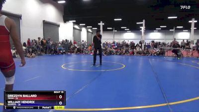 165 lbs Quarters & 1st Wb (16 Team) - Drezdyn Ballard, Texas vs William Hendrix, Georgia