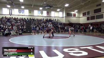 132 lbs Quarterfinal - Croix Shebetka, Mount Vernon vs Will Griswold, Center Point-Urbana