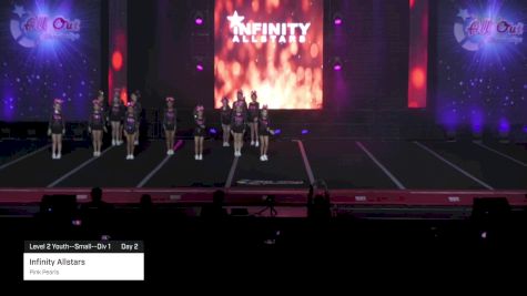 Infinity Allstars - Pink Pearls [2024 Level 2 Youth--Small--Div 1 Day 2] 2024 The All Out Grand Nationals
