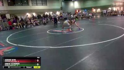 120 lbs Round 3 (16 Team) - Joshie Kite, Michiana Vice-Pink vs Drew Scherer, Bubbletown Mat