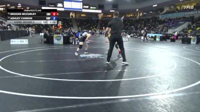 124 lbs Cons. Round 2 - Brooke McCurley, Colorado Mesa University vs Ashley Cannon, Simpson