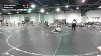 46 lbs Quarterfinal - Kekoa Sheldahl, Mantanona TC vs Emilio Perez, Rising Sun WC
