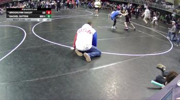 107 lbs 1st Place Match - Brooklynn Dailey, League Of Heroes vs Rachel Sutton, Malcolm Wrestling Club - Girls