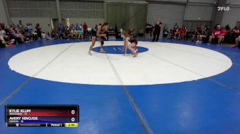 110 lbs Placement Matches (16 Team) - Kylie Klum, Wisconsin vs Avery Hinojos, Kansas