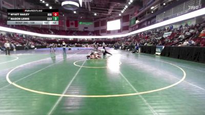 138 lbs Cons. Round 3 - Wyatt Bailey, Ridgevue vs Mason Lewis, Caldwell