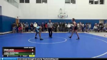 145 lbs Champ. Round 1 - Sean Lacey, St. John`s College vs Chris Crawford, Wyoming Seminary