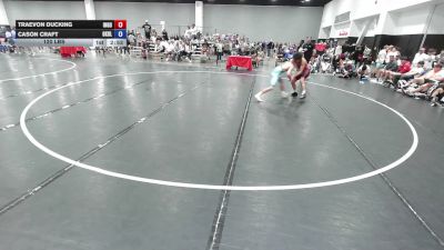 120 lbs Traevon Ducking, Team Indiana Gold vs Cason Craft, Oklahoma Blue