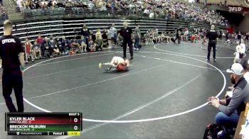 50 lbs Semis & 1st Wrestleback (8 Team) - Kyler Black, Iowa USA Red vs Breckon Milburn, Oklahoma Elite