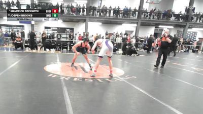 150 lbs Semifinal - Maverick Beckwith, Norwich vs Jospeh Brooks, Massapequa